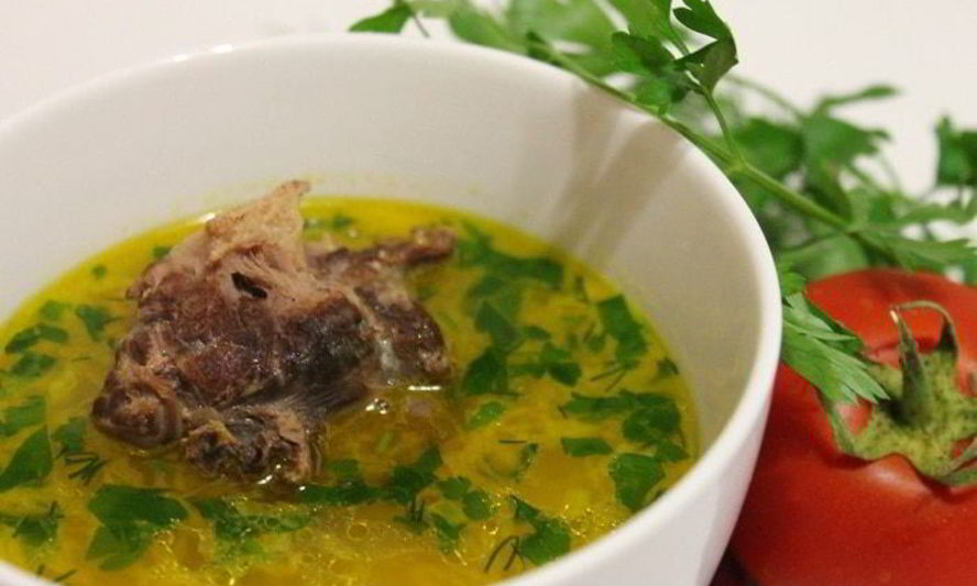 Рецепт овощной суп из индюшиной шейки