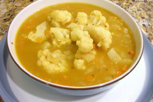 Овощной суп из цветной капусты