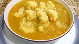 Овощной суп из цветной капусты