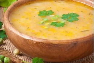 Овощной суп из зеленого горошка