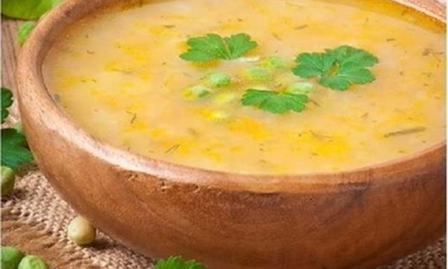 Рецепт овощной суп из зеленого горошка