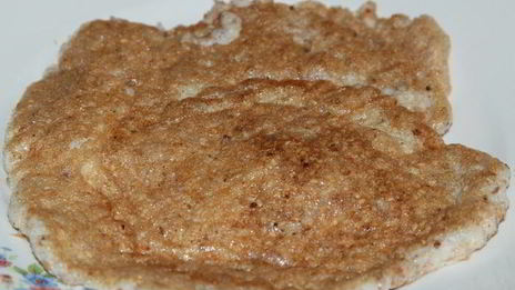 овощной суп с белково-кунжутным омлетом