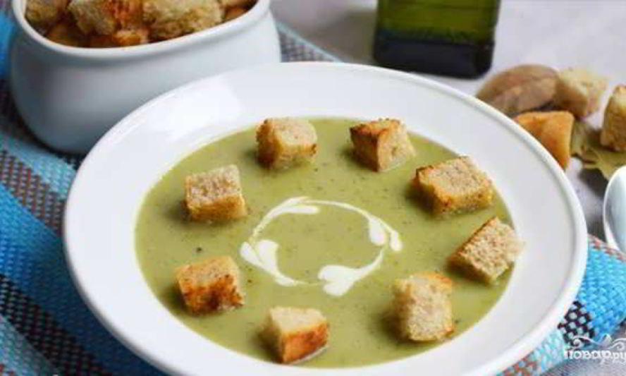 Рецепт овощной суп с брокколи