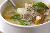 Овощной суп с говядиной