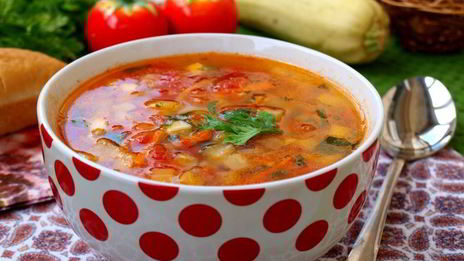 овощной суп с кабачками и помидорами