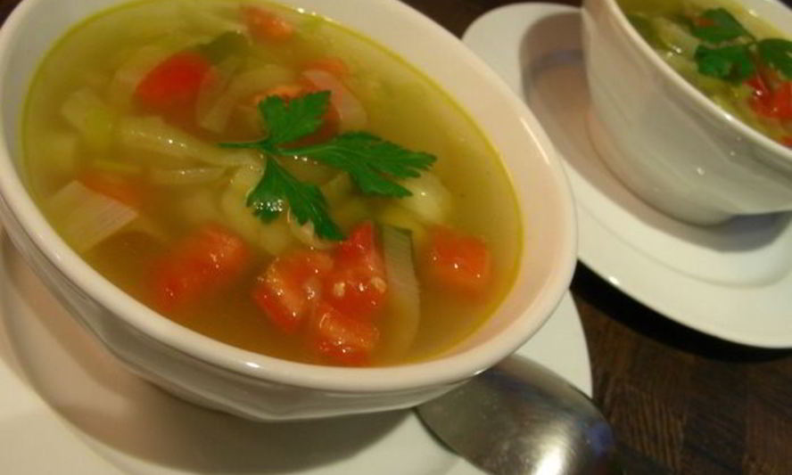 Рецепт овощной суп с карри