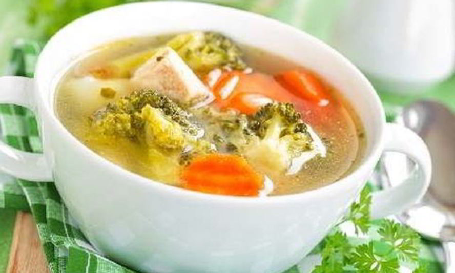 Рецепт овощной суп с хреном и горчицей