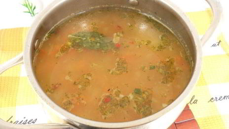 овощной суп с курицей