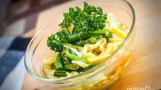 Овощной суп с лапшой