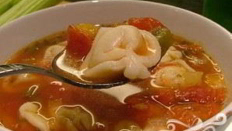 овощной суп с тортеллини