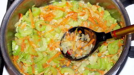 овощной суп с тунцом