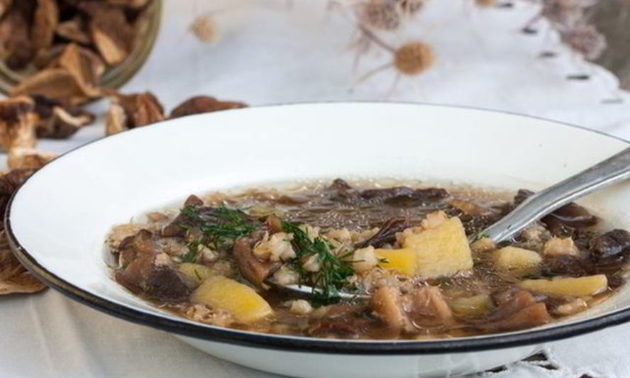 Рецепт овощной суп с вешенками