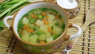 Простой овощной суп