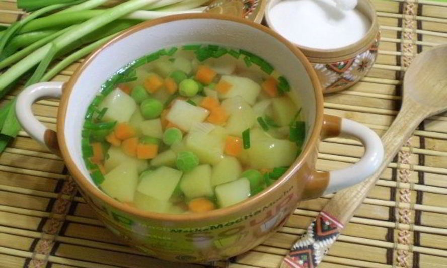 Рецепт простой овощной суп