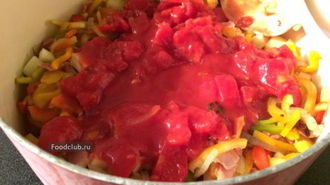 суп минестроне с беконом и стручковой фасолью