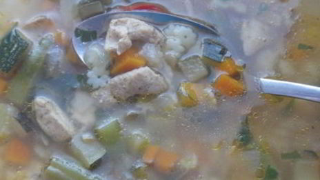 суп минестроне со звёздочками