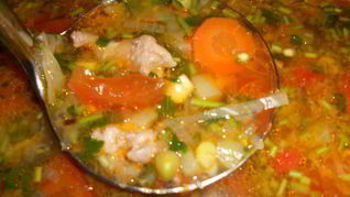 Суп овощной по-испански