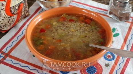 суп овощной с киноа