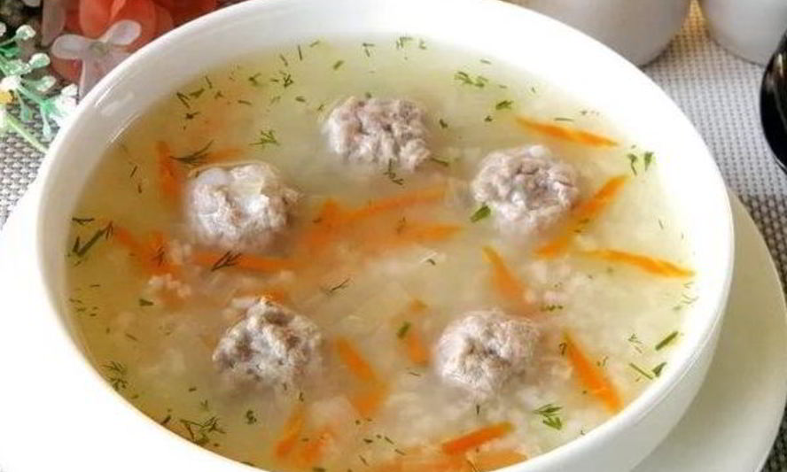Рецепт суп с овощами и готовыми фрикадельками