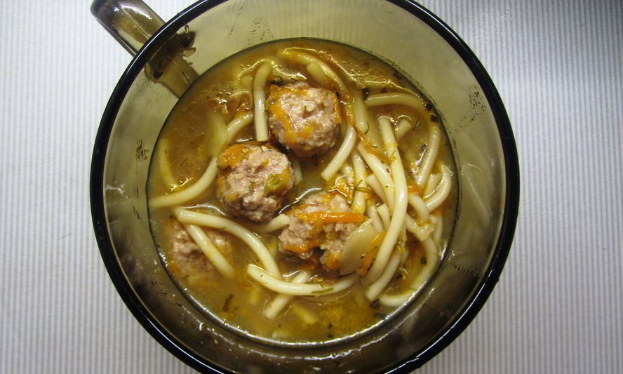 Рецепт суп с вермишелью, овощами и фрикадельками