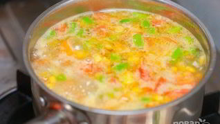 Вкусный овощной супчик