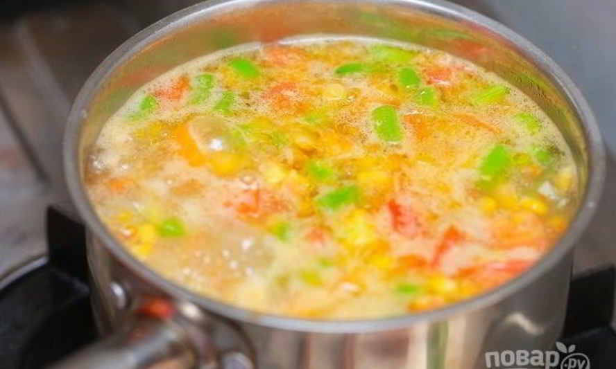 Рецепт вкусный овощной супчик