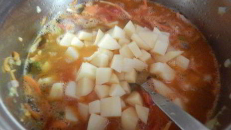 зеленый минестроне