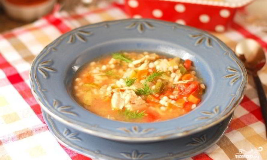 Рецепт перловый суп