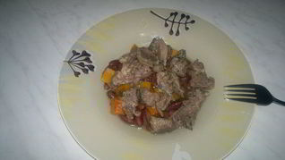 Фасолевая похлебка с бараниной и тыквой