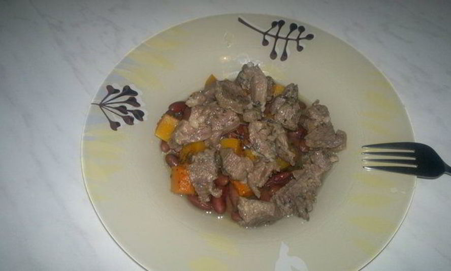 Рецепт фасолевая похлебка с бараниной и тыквой