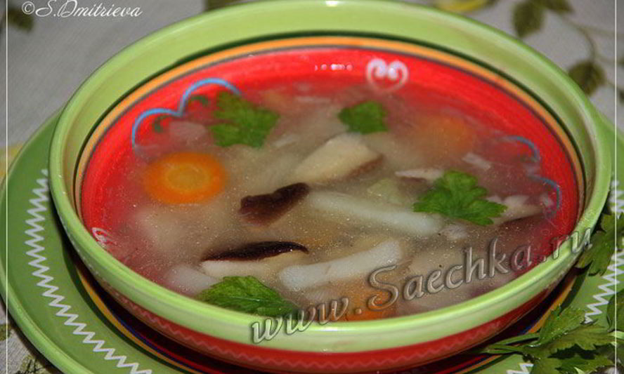 Рецепт грибная похлебка