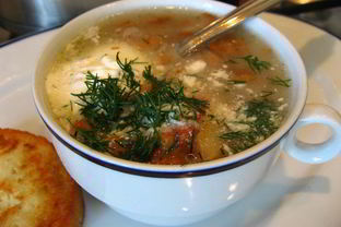 Наваристая похлебка с грибами