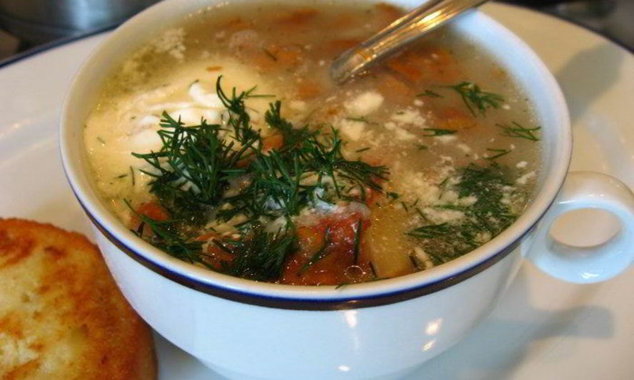 Рецепт наваристая похлебка с грибами