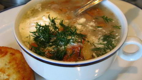 наваристая похлебка с грибами