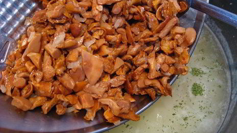 наваристая похлебка с грибами