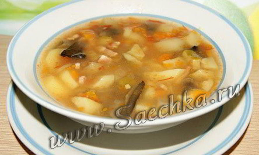 Рецепт похлебка грибная