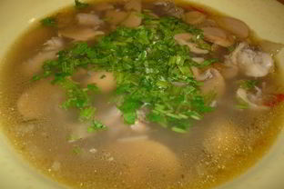 Похлебка из чечевицы с грибами