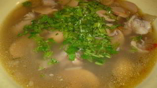 Похлебка из чечевицы с грибами