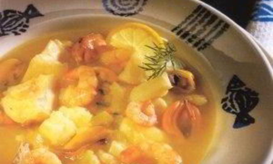 Рецепт похлебка из мидий и креветок