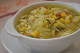 Похлебка с крабами и кукурузой