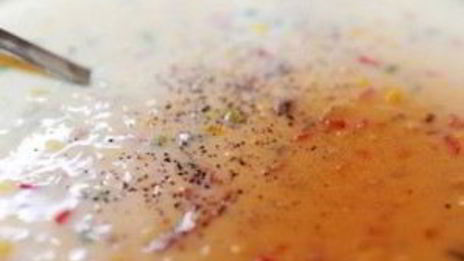 сырно-кукурузная похлебка