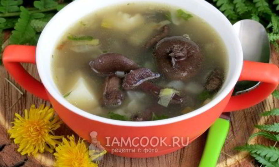 Рецепт постный грибной суп из замороженных грибов