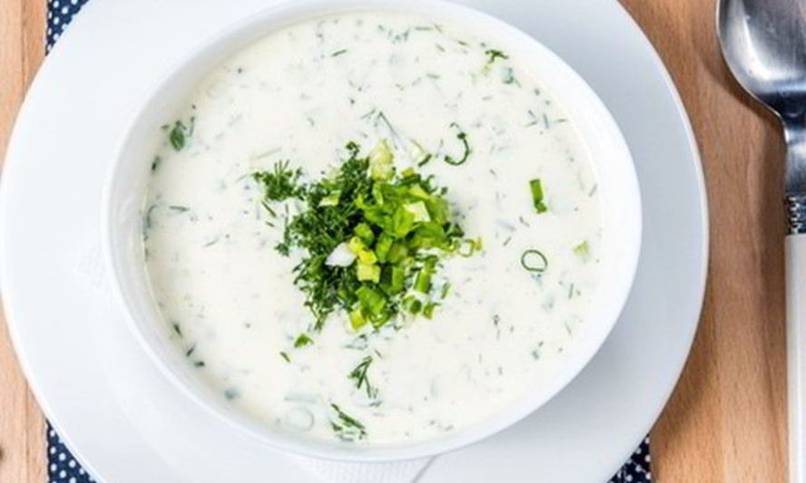 Рецепт простой летний суп с мацони