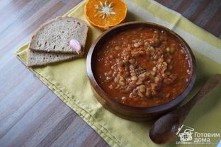 Пряный чечевичный суп без масла