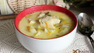 Белый рыбный рассольник