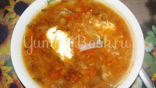 Быстрый рассольник