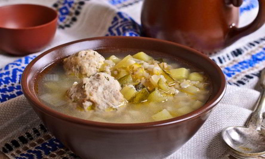 Рецепт легкий рассольник с фрикадельками