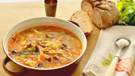 рассольник ленинградский с почками