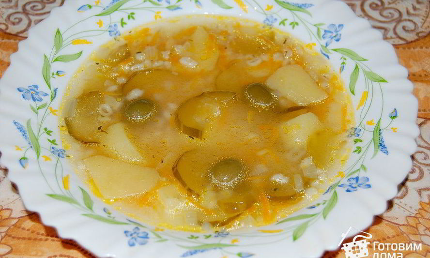 Рецепт рассольник постный