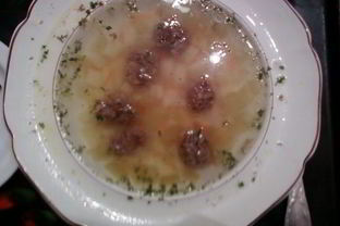 Рассольник с фрикадельками